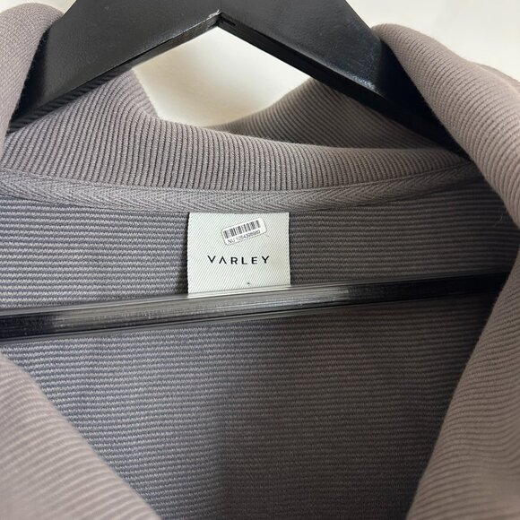 VARLEY Vine Ottoman Half Zip Pullover in Charcoal Size Medium - Picture 7 of 15